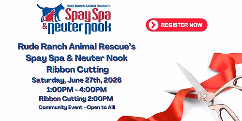  Rude Ranch Spay Spa & Neuter Nook Ribbon Cutting