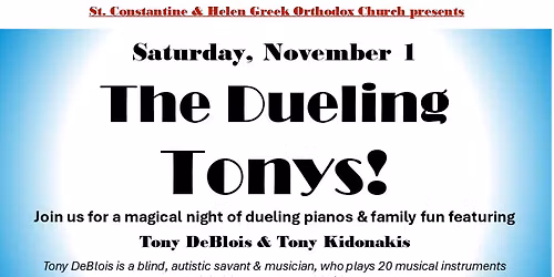 Dueling Tonys! Dueling Pianos Event