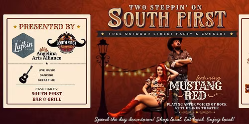 Two Steppin\u2019 on South First featuring Mustang Red 2026