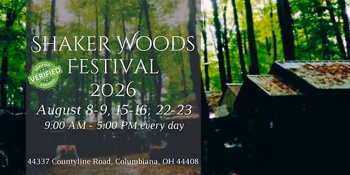 Shaker Woods Festival 2026