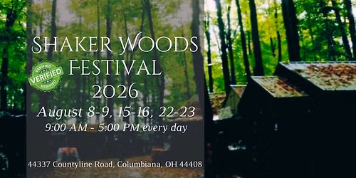 Shaker Woods Festival 2026