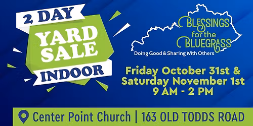 2 Day Indoor Yard Sale