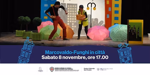 Marina Nonviolenta Festival VIII edizione. Spettacoli per bambini: \u201cMarcovaldo \u2013 Funghi in citt\u00e0\u201d