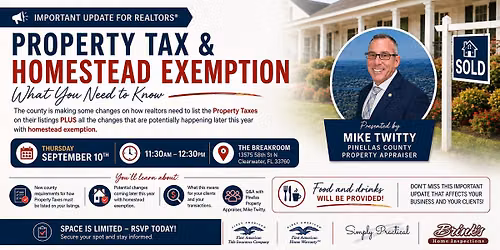 Property Tax Changes on Listings & Homestead Exemption Changes