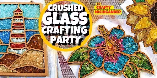 Crushed Glass Resin Pour Party - Wayland