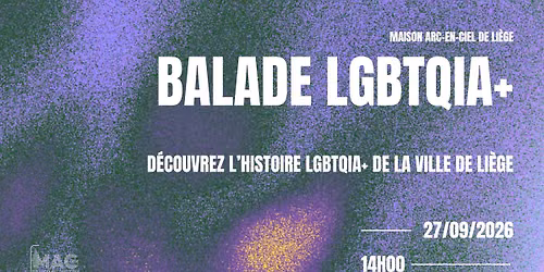 Balade historique LGBTQIA+ \ud83c\udff3\ufe0f\u200d\ud83c\udf08 et Caf\u00e9 papote \u2615 \u00b7 La MAC s\u2019amuse