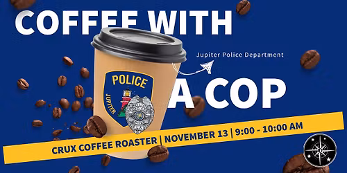 Coffee With a Cop at Crux Coffee