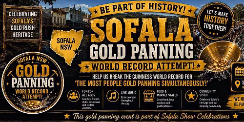 World Record Gold panning attempt.