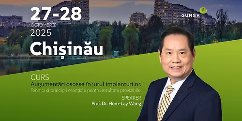 Augument\u0103ri osoase \u00een jurul implanturilor - Prof. Dr. Hom-Lay Wang
