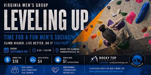 Men's Bouldering Meetup - A time to climb