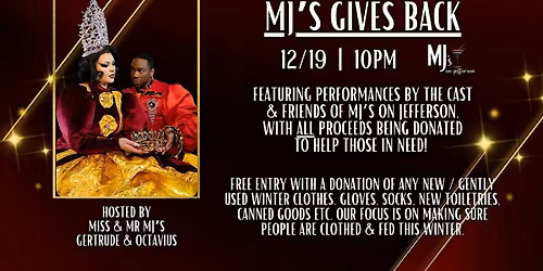 MJ's Gives Back