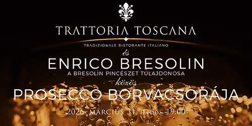 Prosecco vacsora a Trattoria Toscanaban\ud83e\udd42 