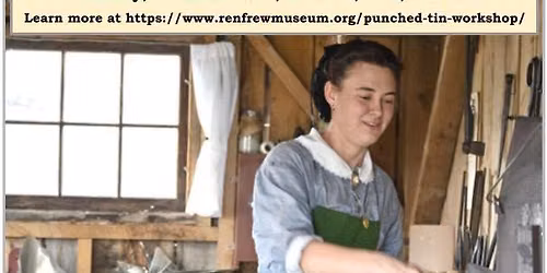 Punched Tin Ornament Workshop with Katlin McCreery at Renfrew Museum and Park!