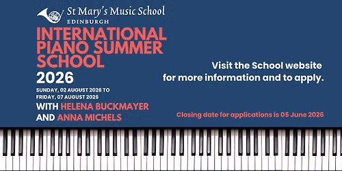 St Mary's Music School Piano Summer School