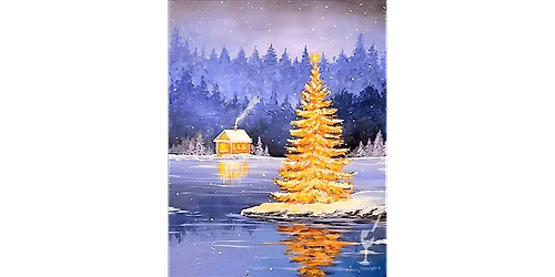 Winter Glow - Paint and Sip in Houston | Classpop!\u2122
