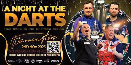 Warrington a night at the darts 2025