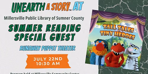 Summer Reading Special Guest: Runaway Puppet Theater