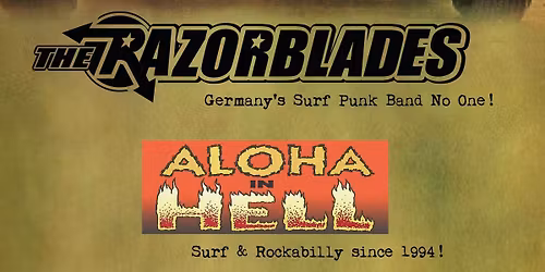 THE RAZORBLADES (SurfPunk,Wi) Aloha in Hell (Rock'n Roll, Surf, Rockabilly Fusion, Rodgau)
