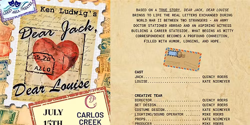 "Dear Jack, Dear Louise" by Ken Ludwig