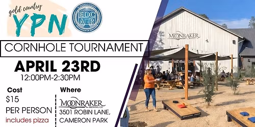 YPN Cornhole Tournament @Moonraker!!!