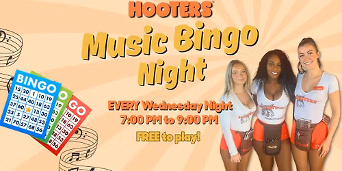 Music Bingo at PCB Hooters!