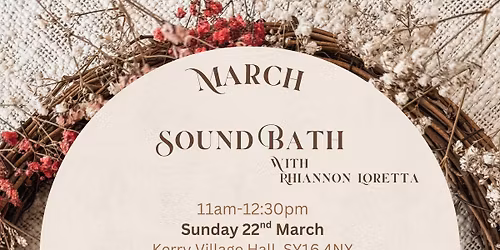 ✨March Sound Bath✨ 