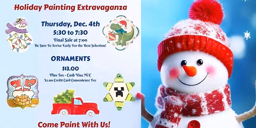 All Fired Up Holiday Painting Extravaganza