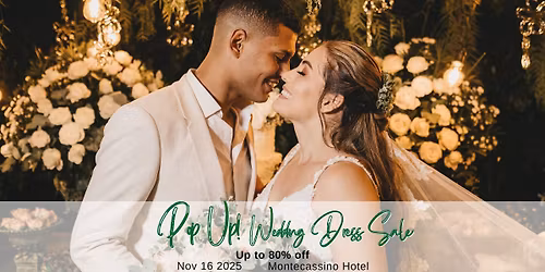 North York Pop Up Wedding Dress Sale