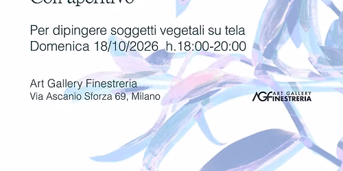 Corso di pittura astratta con aperitivo