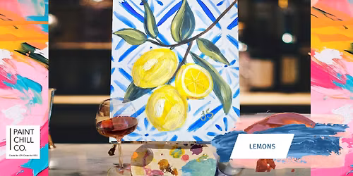 Portsmouth Paint \u2018n\u2019 Sip - \u201cLemons\u201d