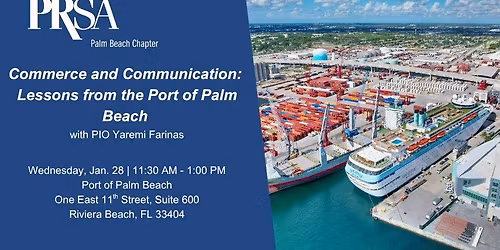 Commerce and Communication: Lessons from the Port of Palm Beach