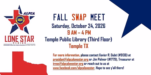 2026 Fall Swap Meet | Temple