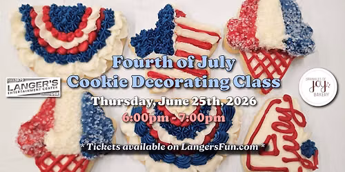 Fourth of July Cookie Decorating Class