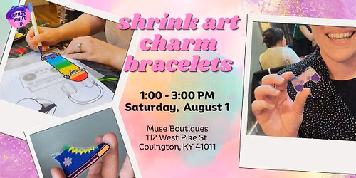 Make Shrink Art Charm Bracelets