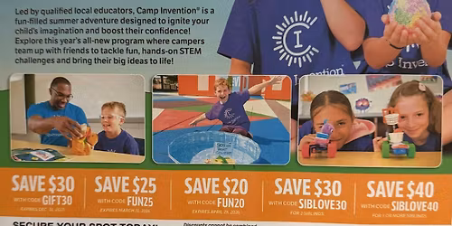 Camp Invention hosted at Sugar Land Methodist Church