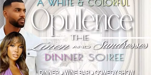 A White & Colorful Opulence The LINEN & SUNDRESS DINNER SOIR\u00c9E