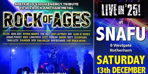 Rock of Ages Live at SNAFU, Rotherham