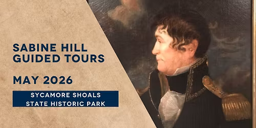 Sabine Hill Guided Tour: May 2026