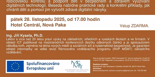 Bezpe\u010dnost d\u011bt\u00ed v digit\u00e1ln\u00edm sv\u011bt\u011b