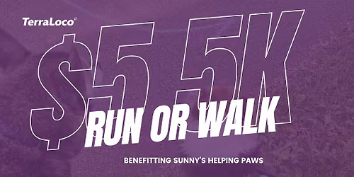 $5 5K for Sunny's Helping Paws