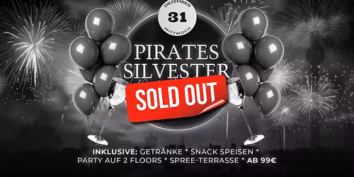Pirates Silvester 2025 - Red Balloons - SOLD OUT