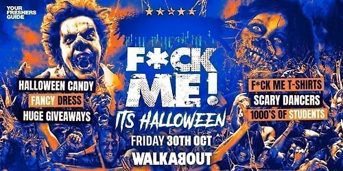 FML It's Halloween | Plymouth Freshers 2026 - First 100 Tickets Sold Out \u2705