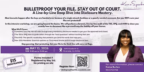 Bulletproof Your File. Stay Out of Court.