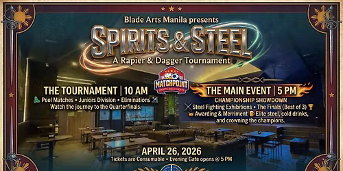 BAM: Spirits & Steel 2026