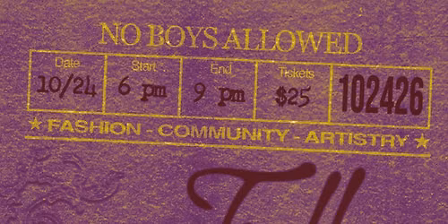 No Boys Allowed: Fall 2026 Runway Show