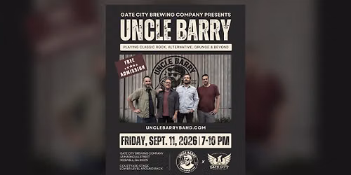 Uncle Barry: Live at Gate City Brewing Co.