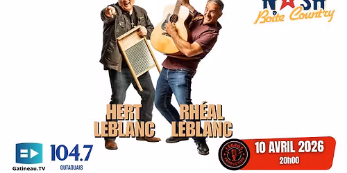 Hert et Rh\u00e9al Leblanc \u00e0 Gatineau - Nash