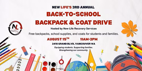 Back-To-School Backpack and Coat Drive