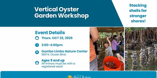 Vertical Oyster Garden Workshop 