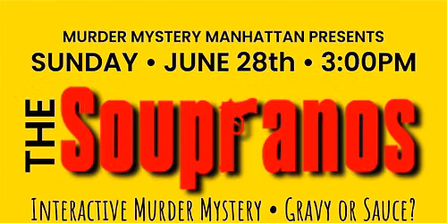 Sopranos comedy murder mystery show